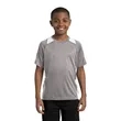Sport-Tek Youth Heather Colorblock Contender Tee. | https://www.bestnamebadges.com