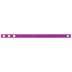 Embossed Silicone Adjustable Wristbands