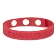 Debossed Silicone Adjustable Wristbands | https://www.bestnamebadges.com