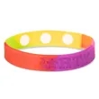 Debossed Silicone Adjustable Wristbands | https://www.bestnamebadges.com