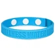 Debossed Silicone Adjustable Wristbands | https://www.bestnamebadges.com