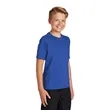 Sport-Tek Youth Rashguard Tee. | https://www.bestnamebadges.com