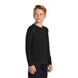 Sport-Tek Youth Long Sleeve Rashguard Tee. | https://www.bestnamebadges.com