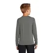 Sport-Tek Youth Long Sleeve Rashguard Tee. | https://www.bestnamebadges.com