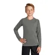 Sport-Tek Youth Long Sleeve Rashguard Tee. | https://www.bestnamebadges.com