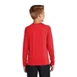 Sport-Tek Youth Long Sleeve Rashguard Tee. | https://www.bestnamebadges.com