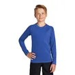 Sport-Tek Youth Long Sleeve Rashguard Tee. | https://www.bestnamebadges.com