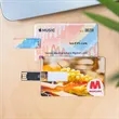 Custom Business Card Flip USB Flash Drives | https://www.bestnamebadges.com