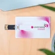 Custom Business Card Flip USB Flash Drives | https://www.bestnamebadges.com