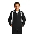 Sport-Tek Youth Colorblock Raglan Jacket. | https://www.bestnamebadges.com