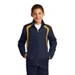 Sport-Tek Youth Colorblock Raglan Jacket. | https://www.bestnamebadges.com