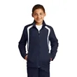 Sport-Tek Youth Colorblock Raglan Jacket. | https://www.bestnamebadges.com