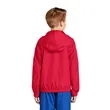Sport-Tek Youth Hooded Raglan Jacket. | https://www.bestnamebadges.com