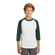 Sport-Tek Youth Colorblock Raglan Jersey. | https://www.bestnamebadges.com