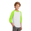 Sport-Tek Youth Colorblock Raglan Jersey. | https://www.bestnamebadges.com