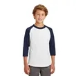 Sport-Tek Youth Colorblock Raglan Jersey. | https://www.bestnamebadges.com