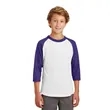 Sport-Tek Youth Colorblock Raglan Jersey. | https://www.bestnamebadges.com