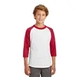 Sport-Tek Youth Colorblock Raglan Jersey. | https://www.bestnamebadges.com