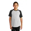 Sport-Tek Youth Short Sleeve Colorblock Raglan Jersey. | https://www.bestnamebadges.com