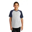 Sport-Tek Youth Short Sleeve Colorblock Raglan Jersey. | https://www.bestnamebadges.com