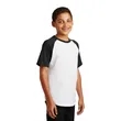 Sport-Tek Youth Short Sleeve Colorblock Raglan Jersey. | https://www.bestnamebadges.com