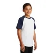 Sport-Tek Youth Short Sleeve Colorblock Raglan Jersey. | https://www.bestnamebadges.com