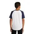 Sport-Tek Youth Short Sleeve Colorblock Raglan Jersey. | https://www.bestnamebadges.com