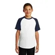 Sport-Tek Youth Short Sleeve Colorblock Raglan Jersey. | https://www.bestnamebadges.com