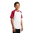 Sport-Tek Youth Short Sleeve Colorblock Raglan Jersey. | https://www.bestnamebadges.com