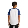 Sport-Tek Youth Short Sleeve Colorblock Raglan Jersey. | https://www.bestnamebadges.com