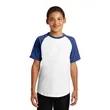 Sport-Tek Youth Short Sleeve Colorblock Raglan Jersey. | https://www.bestnamebadges.com