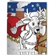 Coloring Book - Santa Visited Me! | https://www.bestnamebadges.com