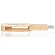 Custom Wood Swivel USB Flash Drives | https://www.bestnamebadges.com