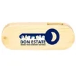 Custom Wood Swivel USB Flash Drives | https://www.bestnamebadges.com