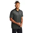 Mercer+Mettle Stretch Pique Full-Button Polo | https://www.bestnamebadges.com