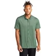 Mercer+Mettle Stretch Pique Full-Button Polo | https://www.bestnamebadges.com
