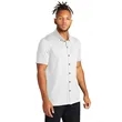 Mercer+Mettle Stretch Pique Full-Button Polo | https://www.bestnamebadges.com