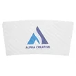 Custom Premium Embossed White Cup Sleeves | https://www.bestnamebadges.com