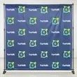 8ft X 8ft Step & Repeat Fabric Banner | https://www.bestnamebadges.com