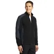 Port Authority Colorblock Microfleece Jacket. | https://www.bestnamebadges.com