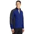 Port Authority Colorblock Microfleece Jacket. | https://www.bestnamebadges.com