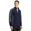 Port Authority Colorblock Microfleece Jacket. | https://www.bestnamebadges.com