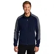 Port Authority Colorblock Microfleece Jacket. | https://www.bestnamebadges.com
