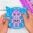 Custom Full Color Silicone Push Pop Bubble Fidget Toys | https://www.bestnamebadges.com