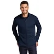Port Authority Sweater Fleece Jacket. | https://www.bestnamebadges.com