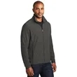 Port Authority Heather Microfleece Full-Zip Jacket. | https://www.bestnamebadges.com