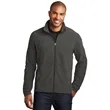 Port Authority Heather Microfleece Full-Zip Jacket. | https://www.bestnamebadges.com