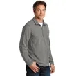 Port Authority Heather Microfleece 1/2-Zip Pullover. | https://www.bestnamebadges.com