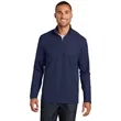 Port Authority Pinpoint Mesh 1/2-Zip. | https://www.bestnamebadges.com