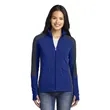 Port Authority Women's Colorblock Microfleece Jacket. | https://www.bestnamebadges.com